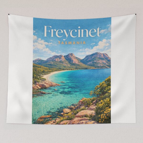 Item preview, Freycinet National Park Wineglass Bay Tasmania East Coast designed and sold by Places On Earth.