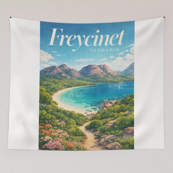 Item preview, Freycinet Peninsula Coastal Trail Tasmania Hazards Range designed and sold by Places On Earth.