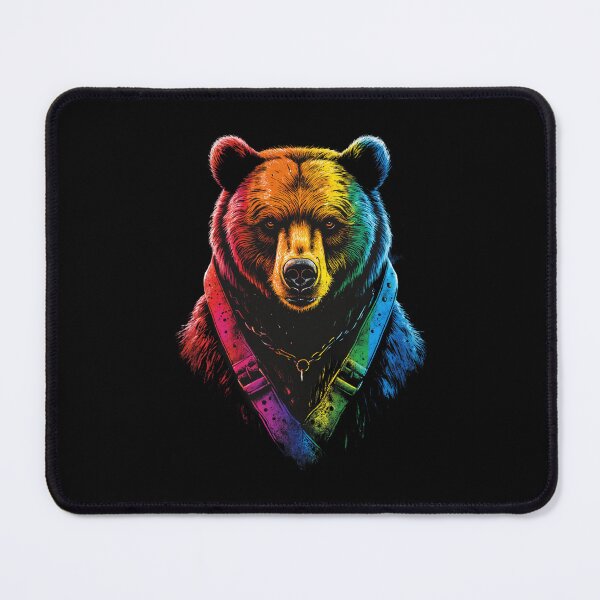 Item preview, Proud Rainbow Bear Gay Pride Art Illustration designed and sold by InkDazzle.