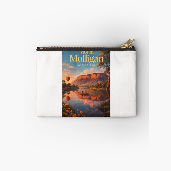 Item preview, Mount Mulligan Sunset Landscape Queensland Outback Atherton Region designed and sold by Places On Earth.