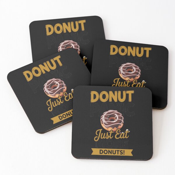 Item preview, Donut panic just eat more donuts designed and sold by StuffNestie.