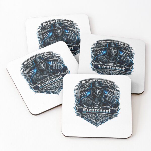 Item preview, Recognize I’m the Captain, You a Lieutenant – Dark Streetwear Badge designed and sold by RedPiperStudio.