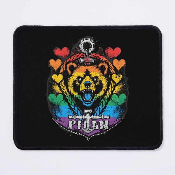 Item preview, LGBTQ Pride Bear Sailor – Rainbow Gay Bear Art designed and sold by InkDazzle.