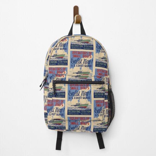 Item preview, Military Boat Recruitment Coast Guard Advertisement Poster : Vintage designed and sold by artofuniverse.