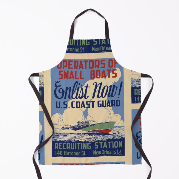 Item preview, Military Boat Recruitment Coast Guard Advertisement Poster : Vintage designed and sold by artofuniverse.