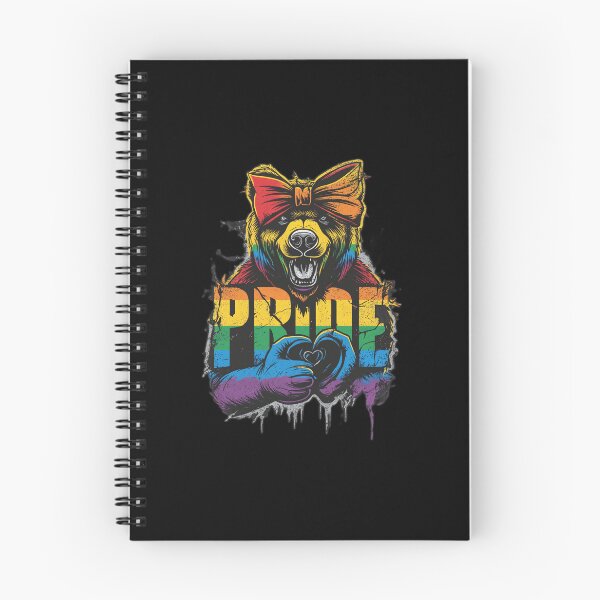 Item preview, Rainbow bear pride – Colorful LGBTQ Gay Art designed and sold by InkDazzle.