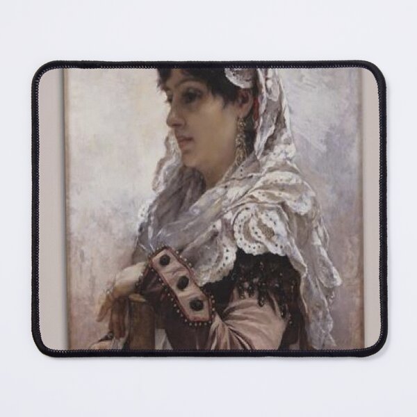 Item preview, Portrait of Valencian woman designed and sold by SharonTheFirst.