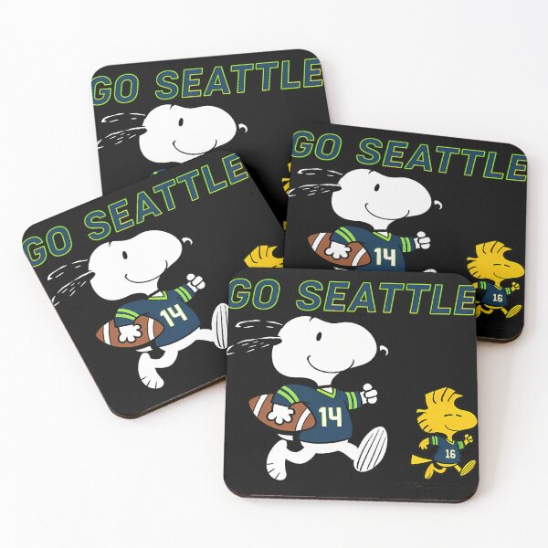 Item preview, Snoopy Seattle Seahawks Football Go Seattle designed and sold by BKcreatives.