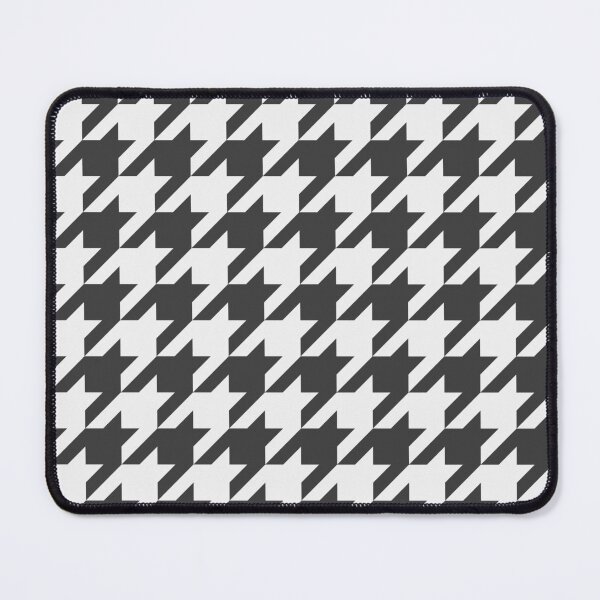 Item preview, White And Gray Houndstooth Pattern designed and sold by pattern-archive.