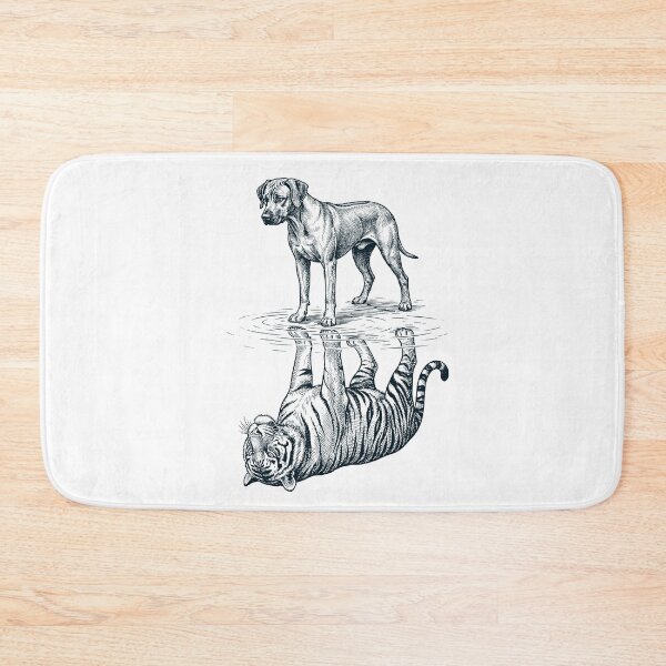 Item preview, Vintage Rhodesian Ridgeback Reflection Tiger Dog Lover designed and sold by DoodleTortle.