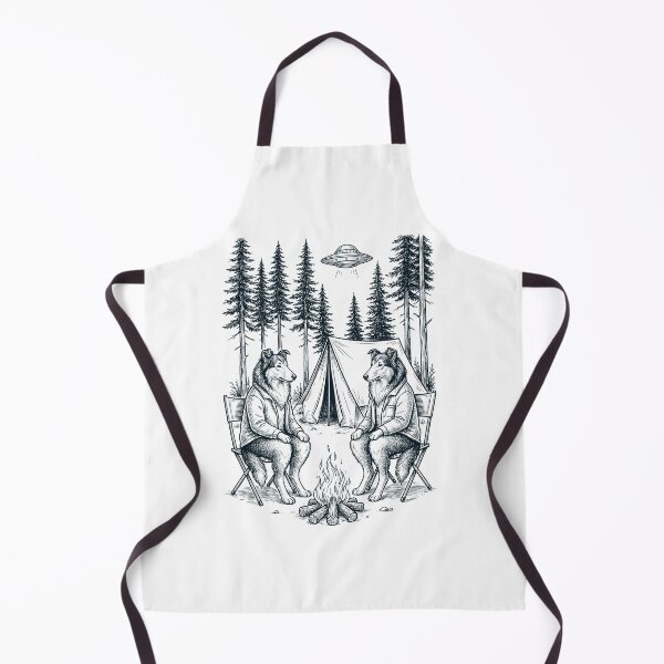 Item preview, Vintage Collie Camping UFO Dog Mom Dad Lover designed and sold by TerryConnells.