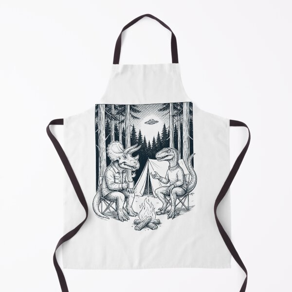 Item preview, Vintage Dinosaur Camping UFO Animal Lover designed and sold by TerryConnells.
