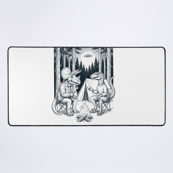 Item preview, Vintage Dinosaur Camping UFO Animal Lover designed and sold by TerryConnells.