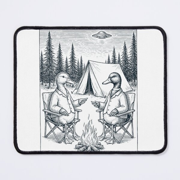 Item preview, Vintage Duck Camping UFO Animal Lover designed and sold by TerryConnells.