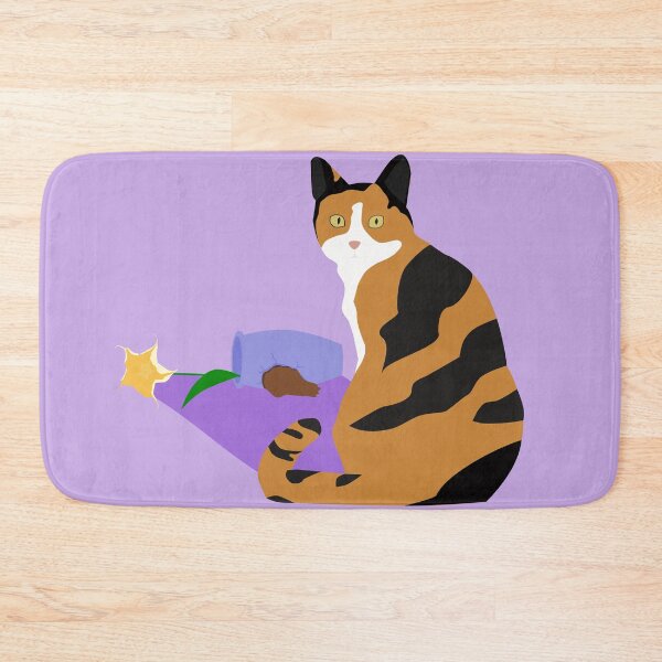 Item preview, Cat breaking Vase designed and sold by FitnessPotato.
