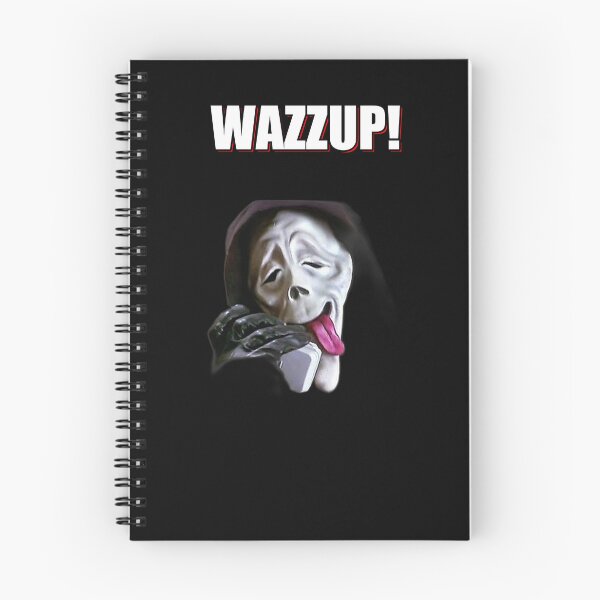 Item preview, Funny Ghostface Meme: Wazzup! | Scary Movie Retro Parody designed and sold by fraseslocas77.