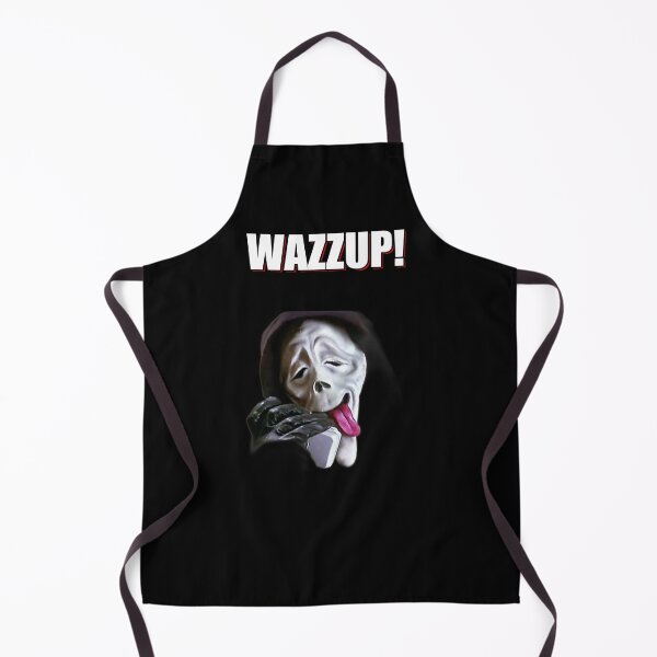 Item preview, Funny Ghostface Meme: Wazzup! | Scary Movie Retro Parody designed and sold by fraseslocas77.