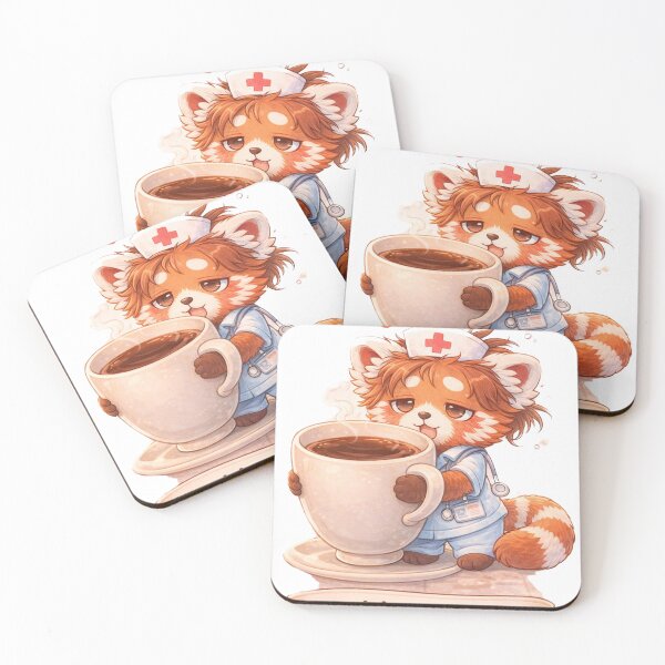 Item preview, Surviving on Coffee – Nurse Panda designed and sold by Creative and Humorous Arts.