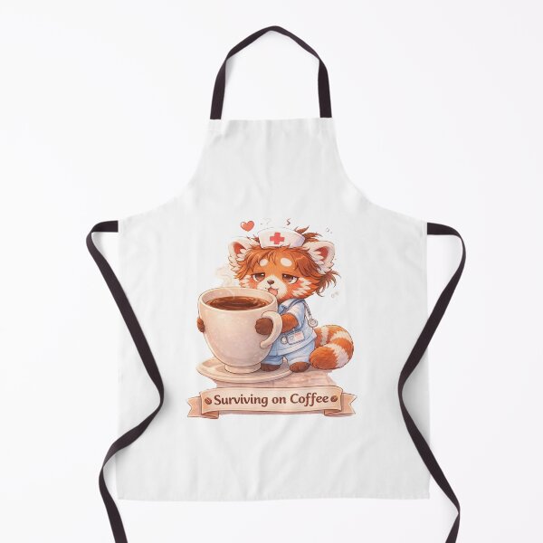 Item preview, Surviving on Coffee – Nurse Panda designed and sold by Creative and Humorous Arts.