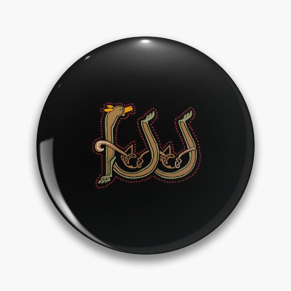 Item preview, Celtic Hound Letter W Medieval Marginalia designed and sold by wunuhrhzjx25.