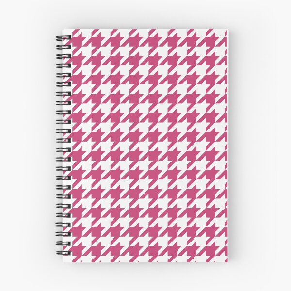 Item preview, White And Magenta Houndstooth Pattern designed and sold by pattern-archive.