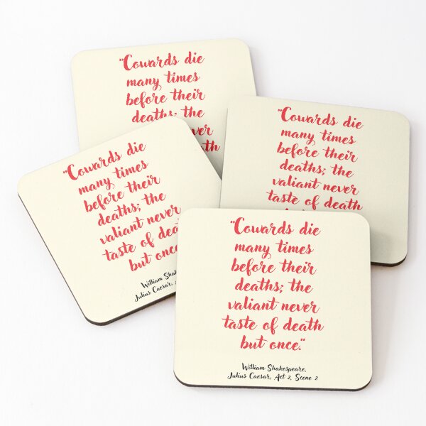 Item preview, Lit Shakespeare Quote from Julius Caesar designed and sold by CharlottePlaceArt.