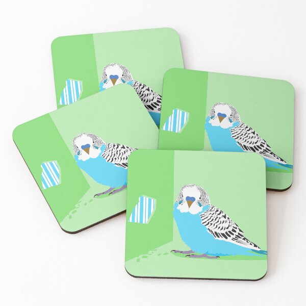 Item preview, Muchy Budgie designed and sold by FitnessPotato.