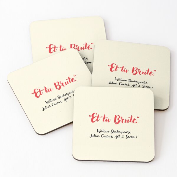 Item preview, Wicked Shakespeare Quote from Julius Caesar designed and sold by CharlottePlaceArt.