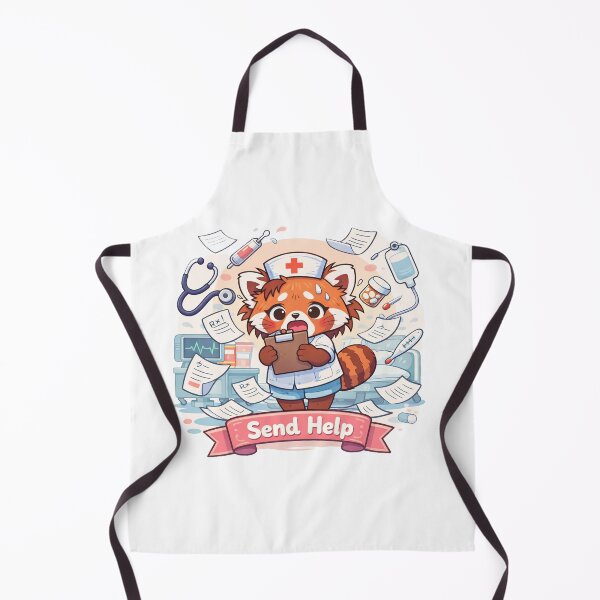 Item preview, Send Help – Nurse Panda designed and sold by Creative and Humorous Arts.
