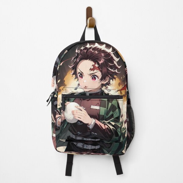 Item preview, Tanjiro Kamado Demon Slayer Rice Ball Chibi Moment designed and sold by riadjamai.