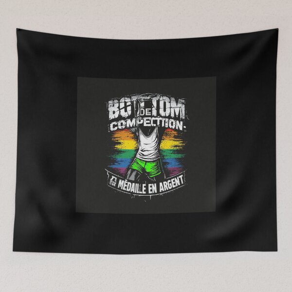 Item preview, Funny Gay Bottom Competition Silver Medal Shirt designed and sold by InkDazzle.