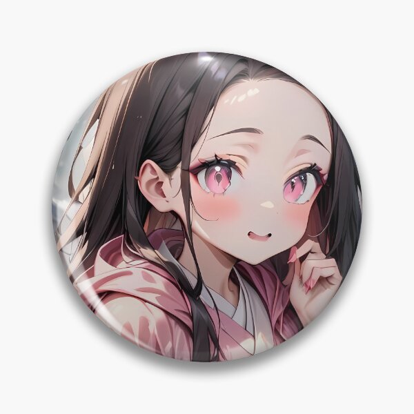 Item preview, Nezuko Kamado Kimetsu Village Retrato rosa claro suave designed and sold by riadjamai.