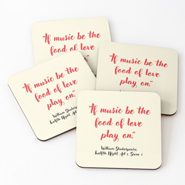 Item preview, Dope Shakespeare Quote from Twelfth Night designed and sold by CharlottePlaceArt.