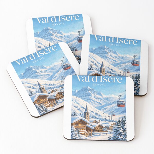 Item preview, Val d’Isère Savoie French Alps Alpine Village and Ski Slopes designed and sold by Aryabek.