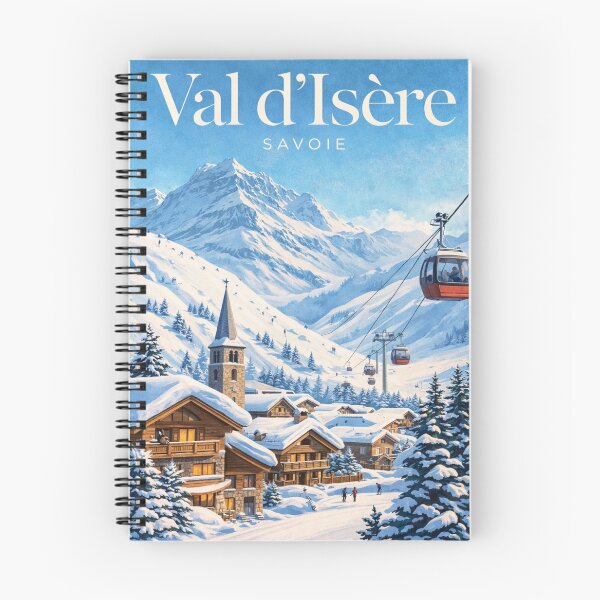 Item preview, Val d’Isère Savoie French Alps Alpine Village and Ski Slopes designed and sold by Aryabek.