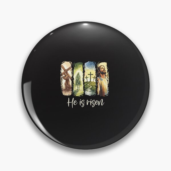 Item preview, He Is Risen Jesus Easter 4 Scene Story Christian Faith Design designed and sold by kiralynstration.