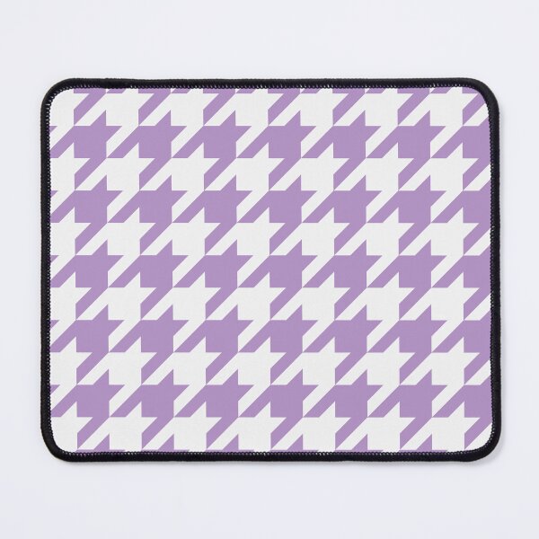 Item preview, White And Purple Houndstooth Pattern designed and sold by pattern-archive.