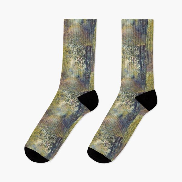 Item preview, In the Woods by Pierre-Auguste Renoir: Impressionist Forest Path Poster designed and sold by artofuniverse.