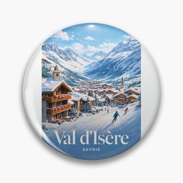 Item preview, Val d’Isère Tarentaise Valley Snow Covered Alps Savoie France designed and sold by Aryabek.