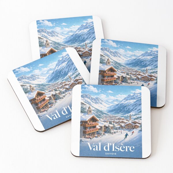 Item preview, Val d’Isère Tarentaise Valley Snow Covered Alps Savoie France designed and sold by Aryabek.