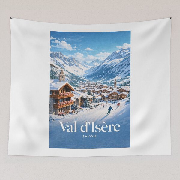 Item preview, Val d’Isère Tarentaise Valley Snow Covered Alps Savoie France designed and sold by Aryabek.