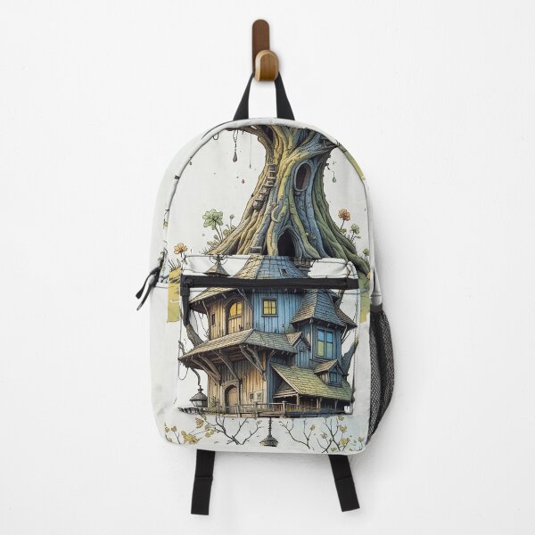 Item preview, The Fairy Tale Treehouse designed and sold by Undersea Ai Art.