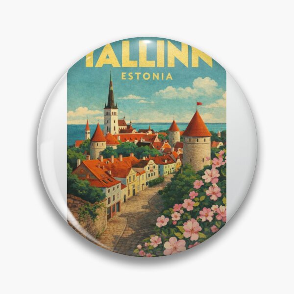 Item preview, Tallinn Estonia Old Town Medieval Skyline and Baltic Coast designed and sold by Aryabek.