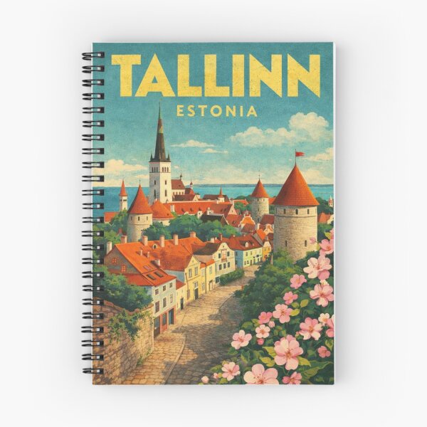 Item preview, Tallinn Estonia Old Town Medieval Skyline and Baltic Coast designed and sold by Aryabek.