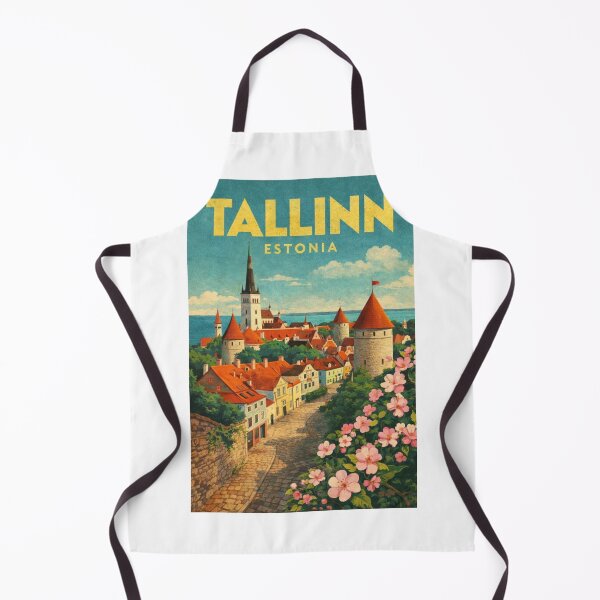 Item preview, Tallinn Estonia Old Town Medieval Skyline and Baltic Coast designed and sold by Aryabek.