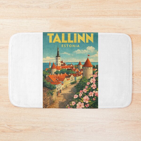 Item preview, Tallinn Estonia Old Town Medieval Skyline and Baltic Coast designed and sold by Aryabek.
