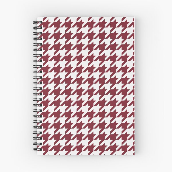 Item preview, White And Red Houndstooth Pattern designed and sold by pattern-archive.