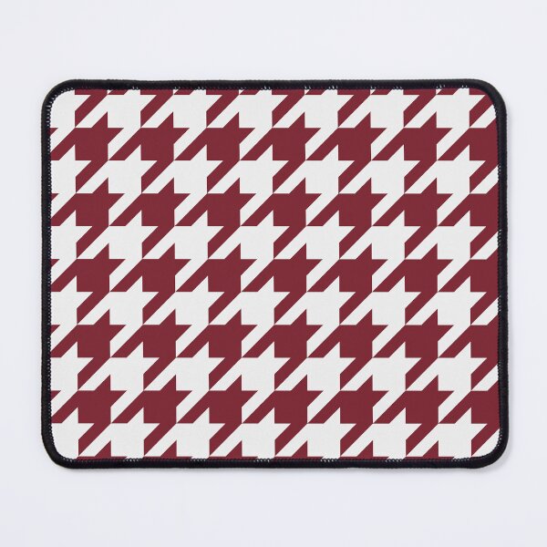 Item preview, White And Red Houndstooth Pattern designed and sold by pattern-archive.
