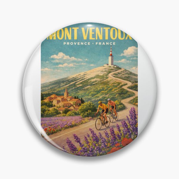 Item preview, Mont Ventoux Provence Lavender Fields Cycling Landscape France designed and sold by Aryabek.