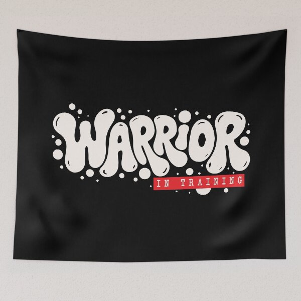Item preview, Warrior in Training – Strength Through Christ Quote designed and sold by Verse & Vibes.
